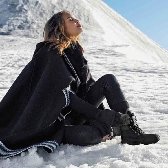 New UGG Adirondack III Black Waterproof Boots, Women’s Size US 8.5 - Picture 1 of 15